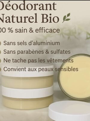 Baume Déodorant Naturel au Beurre de Karité