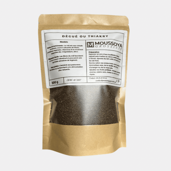 Dègué précuit (Thiakry) – Couscous de mil – Base pour dessert africain